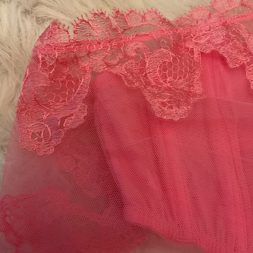 Victoria’s Secret Sheer Floral Teddy - Picture 5 of 5